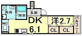 KTIレジデンス武庫川II  ｜ 兵庫県尼崎市武庫川町２丁目（賃貸アパート1LDK・2階・26.00㎡） その2