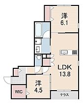 参番館  ｜ 兵庫県尼崎市塚口本町２丁目（賃貸マンション2LDK・1階・60.50㎡） その2