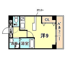 兵庫県西宮市甲東園２丁目（賃貸マンション1K・1階・24.80㎡） その2