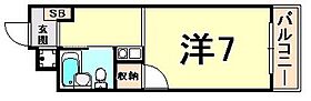 OSビル  ｜ 兵庫県尼崎市南武庫之荘３丁目（賃貸マンション1R・4階・22.00㎡） その2