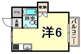 メゾン武庫之荘  ｜ 兵庫県尼崎市武庫之荘１丁目（賃貸マンション1R・4階・17.00㎡） その2