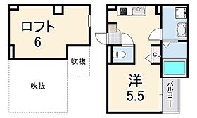 ほっとスマイル  ｜ 兵庫県尼崎市東七松町２丁目（賃貸アパート1R・2階・21.21㎡） その2