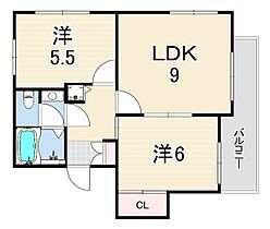 セジュール甲東II  ｜ 兵庫県西宮市段上町１丁目（賃貸マンション2LDK・3階・41.31㎡） その2