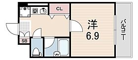 サンプラザ塚口  ｜ 兵庫県尼崎市名神町１丁目（賃貸マンション1K・2階・22.60㎡） その2