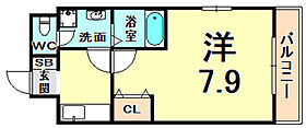 兵庫県尼崎市武庫町３丁目（賃貸マンション1K・3階・26.22㎡） その2