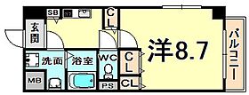 ロイヤルメゾン尼崎ガーデン  ｜ 兵庫県尼崎市昭和南通８丁目（賃貸マンション1K・3階・30.10㎡） その2