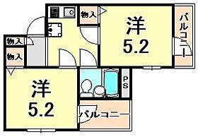 ミングルAP．立花一番館  ｜ 兵庫県尼崎市立花町１丁目（賃貸マンション2K・2階・26.83㎡） その2