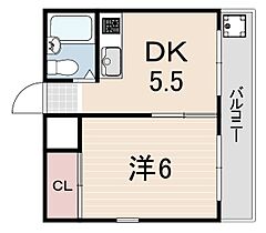 メゾン北野  ｜ 兵庫県伊丹市北野４丁目（賃貸マンション1DK・3階・29.00㎡） その2