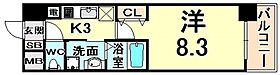 インベスト塚口S－FRONT  ｜ 兵庫県尼崎市東塚口町１丁目（賃貸マンション1K・8階・27.11㎡） その2