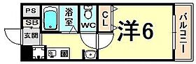 ステラハウス10  ｜ 兵庫県尼崎市南塚口町８丁目（賃貸マンション1K・2階・21.00㎡） その2