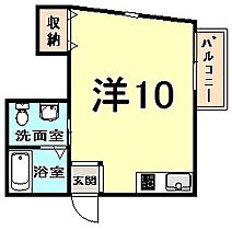 キューブ武庫川I  ｜ 兵庫県尼崎市武庫町３丁目（賃貸マンション1R・4階・25.77㎡） その2