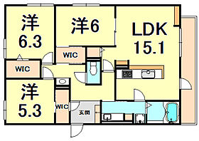 兵庫県西宮市荒木町（賃貸アパート3LDK・3階・82.96㎡） その2