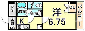 Hiro武庫之荘  ｜ 兵庫県尼崎市武庫之荘２丁目（賃貸マンション1R・1階・24.00㎡） その2