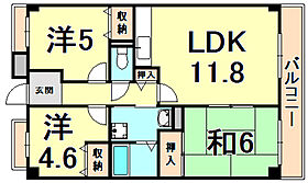 兵庫県西宮市大島町（賃貸マンション3LDK・3階・66.50㎡） その2