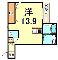 CROUD東桜木町  ｜ 兵庫県尼崎市東桜木町（賃貸アパート1LDK・2階・36.40㎡） その2