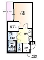 フジパレス西宮甲陽園  ｜ 兵庫県西宮市六軒町（賃貸アパート1K・3階・28.40㎡） その2