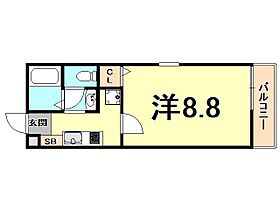 リタフラッツ　A  ｜ 兵庫県西宮市中殿町（賃貸アパート1K・2階・26.67㎡） その2