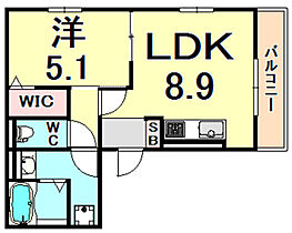 セジュール開明  ｜ 兵庫県尼崎市開明町１丁目（賃貸アパート1LDK・2階・38.03㎡） その2