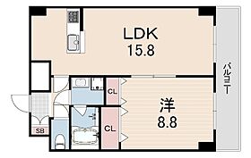 MAIN STAGE The Nishinomiya  ｜ 兵庫県西宮市弓場町（賃貸マンション1LDK・3階・55.16㎡） その2