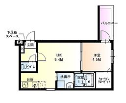 D-5 フジパレス南甲子園  ｜ 兵庫県西宮市南甲子園２丁目（賃貸アパート1LDK・2階・34.02㎡） その2