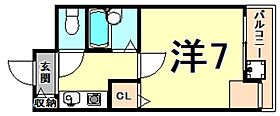 メゾン大和5号館  ｜ 兵庫県尼崎市武庫之荘西２丁目（賃貸マンション1K・1階・18.00㎡） その2