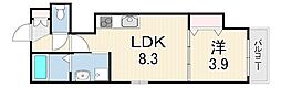 GRAND BLISS 1LDKの間取図画像