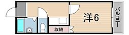 ひいらぎ塚口 1Kの間取図画像
