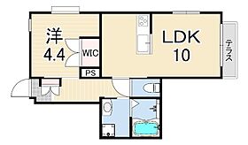 ヘーベルメゾン小松北町  ｜ 兵庫県西宮市小松北町１丁目（賃貸マンション1LDK・1階・38.68㎡） その2