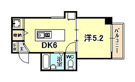 キャトルセゾン  ｜ 兵庫県西宮市門戸西町（賃貸マンション1DK・2階・24.98㎡） その2