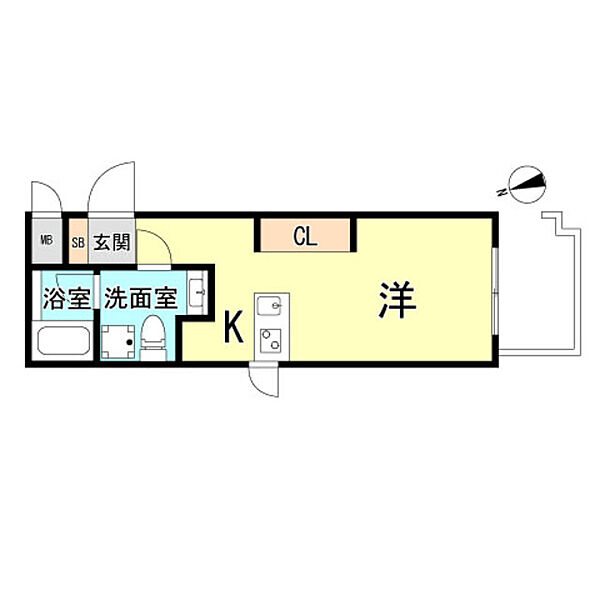 グラン・ピア上甲子園 ｜兵庫県西宮市上甲子園１丁目(賃貸マンション1R・1階・24.92㎡)の写真 その2