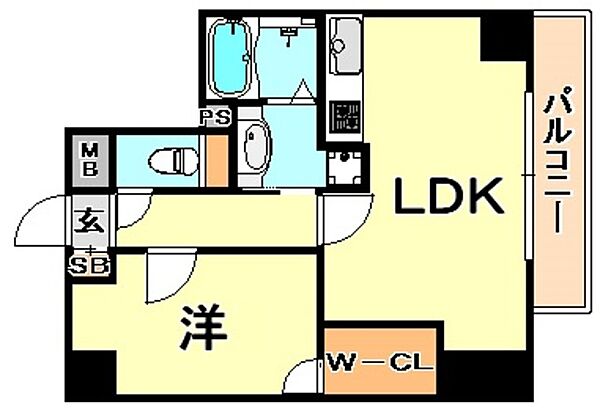 シー・クリサンス神戸 ｜兵庫県神戸市灘区灘北通１０丁目(賃貸マンション1LDK・10階・40.61㎡)の写真 その2