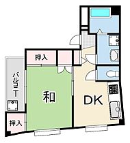 鳴海ビル  ｜ 兵庫県神戸市中央区中山手通２丁目（賃貸マンション1DK・2階・33.66㎡） その2