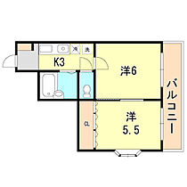 HolyBellマンション  ｜ 兵庫県神戸市兵庫区門口町（賃貸マンション2K・2階・30.00㎡） その2