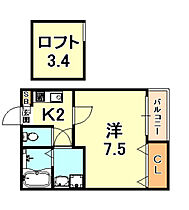 KTIレジデンス魚崎  ｜ 兵庫県神戸市東灘区魚崎西町４丁目（賃貸アパート1K・1階・24.85㎡） その2