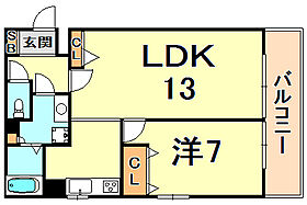 パルシオ三宮フラワーロード  ｜ 兵庫県神戸市中央区浜辺通６丁目（賃貸マンション1LDK・10階・46.58㎡） その2