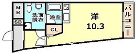 アロハ灘  ｜ 兵庫県神戸市灘区岩屋中町２丁目（賃貸マンション1R・3階・27.77㎡） その2