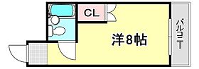 コートアベニュー  ｜ 兵庫県神戸市中央区下山手通８丁目（賃貸マンション1R・3階・20.00㎡） その2