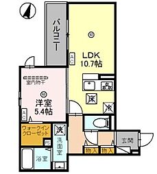 間取図画像 1LDK