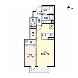 間取図画像 1LDK