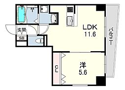 間取図画像 1LDK