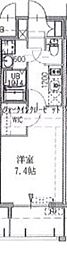 ワールドアイコウベハーバーランド 1Kの間取図画像