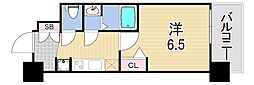 アルティザ王子公園D.C. 1Kの間取図画像