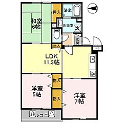 物件の間取り