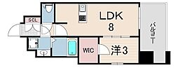 アルティザ王子公園D.C. 1LDKの間取図画像