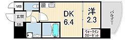 セレニテ神戸西アリエ 1DKの間取図画像