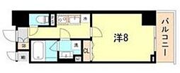 BONNY元町 1Kの間取図画像