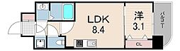 セレニテ神戸ミラクノール 1LDKの間取図画像