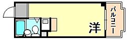 ネオダイキョー三宮 ワンルームの間取図画像