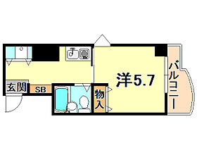 ソレイユ・ド元町  ｜ 兵庫県神戸市中央区北長狭通５丁目（賃貸マンション1K・7階・22.00㎡） その2