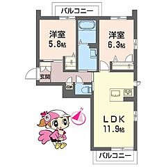 物件の間取り